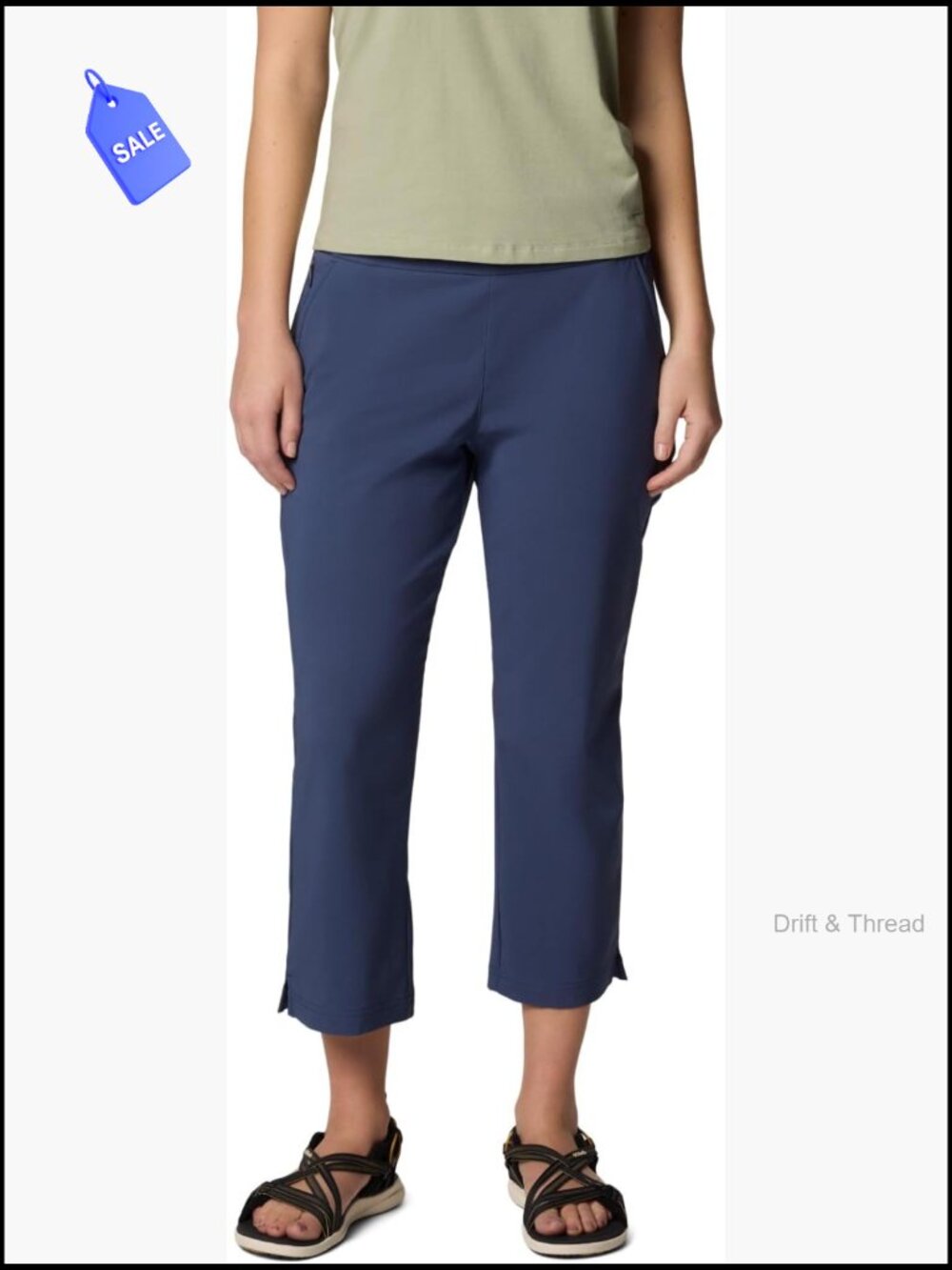Hiking Capris with UPF 50 & Stretch - Zip Pocket
